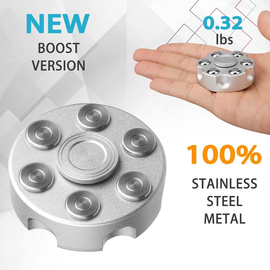 Cool Alloy Fidget Spinner Metal Toy,Fidget Cube Chain Toys Small Sensory Gadget Finger Hand Spinner Focus Desk Spining Top Toy Party Prizes Goody Bag