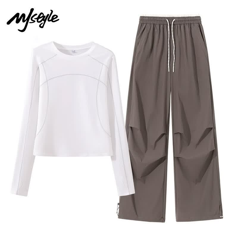 MJ STYLE Women's Cooling Sun-Protective 2-Piece Sport Set