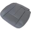 Priprilod Gray Perforated Leather Driver Side Bottom Replacement Seat Cover Compatible with Ford F150 Lariat 2009 2010 2011 2012 2013 2014