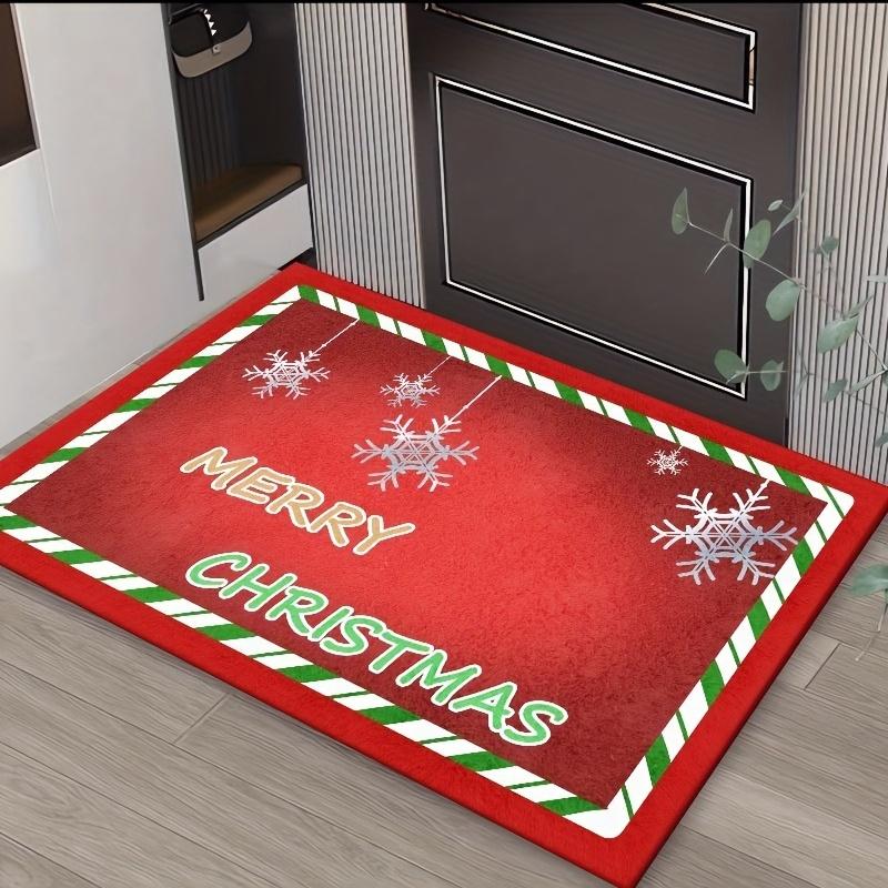 Christmas Carpet Welcome Mat Outdoor Carpet Thin Floor Mat Rug For Bedroom Living Room Carpet Doormat Home Decoration