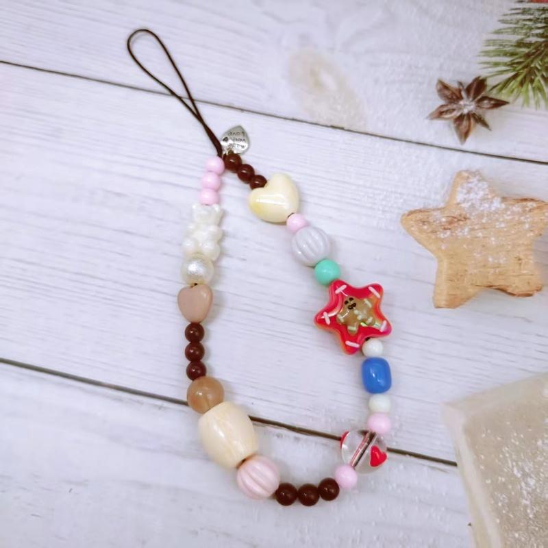 

Festival party small gifts for family, stars, gingerbread, people, pendants, mobile phone bags, hanging ropes