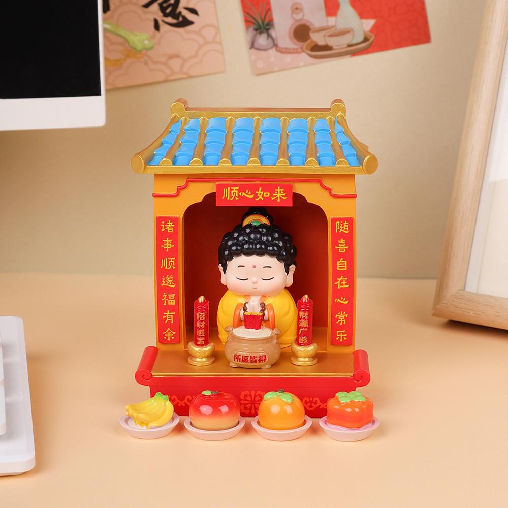 Resin God Statue Gift For Office Home Decor With Wealth God Figurine For Celebrations And Gifts