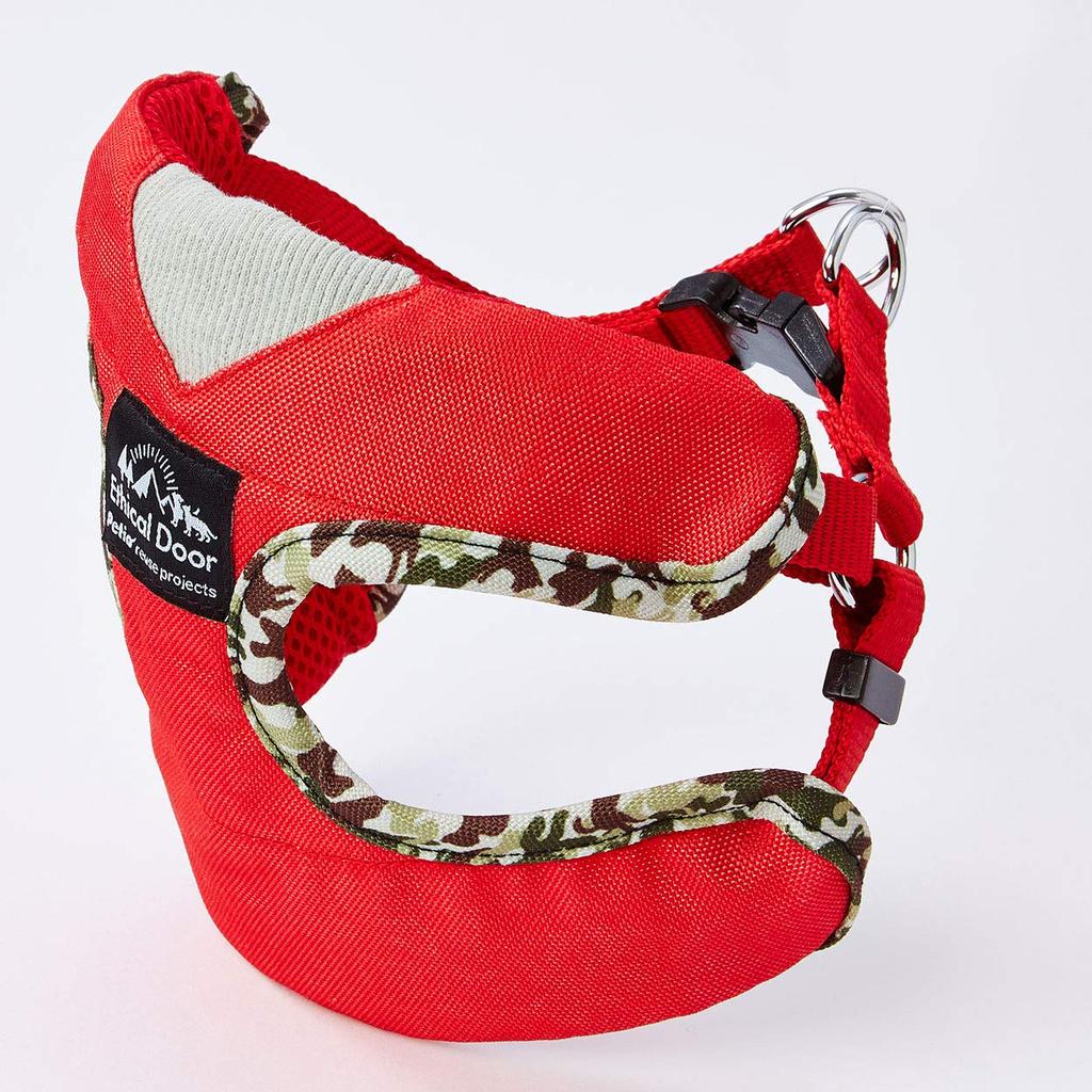 Petio Ethical Door Camouflage Vest Size M Harness, Red, Dog,