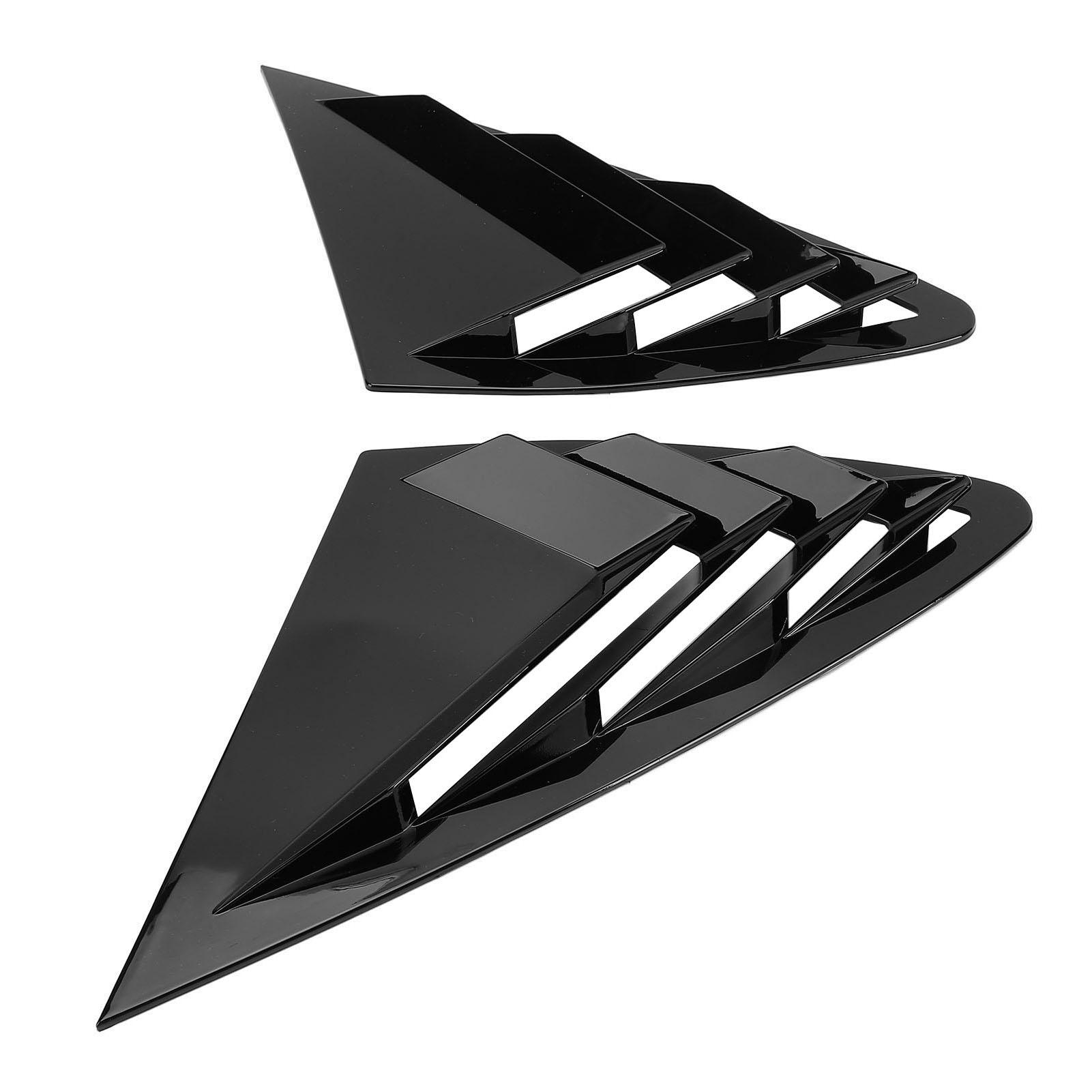 

2Pcs Rear Side Window Louver Cover Left Right Rear Window Air Vent Scoop Shutter Cover Blind Replacement for GLC Coupe