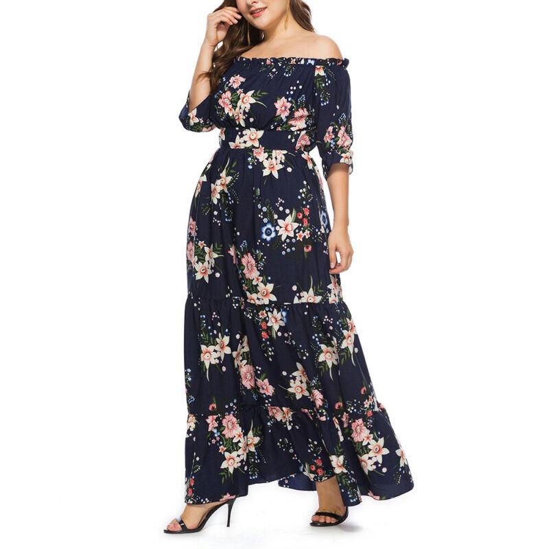 half shoulder long frock