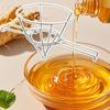 Stainless Steel Strainer Rack with Folding Arms Fryer Filter Stand Maple Syrup Cone Filter Stand for Restaurant  Kitchen Cooking