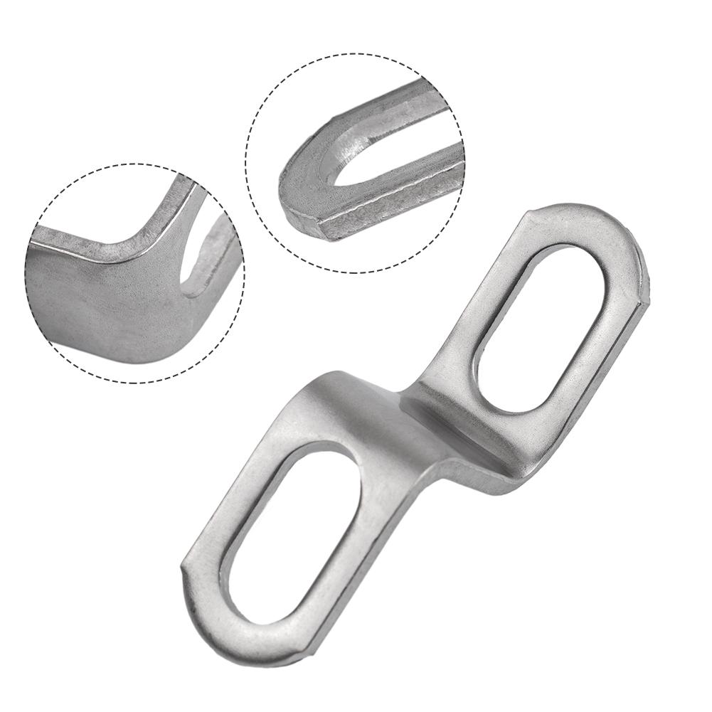 Universal Motorcycle Exhaust Muffler Pipe Z Type Mounting Clamp Bracket Long Short Strip Piece Fixed Motorcycle Parts