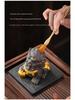 Purple Clay Pixiu Tea Pet for Kung Fu Tea Set, Desktop Decoration
