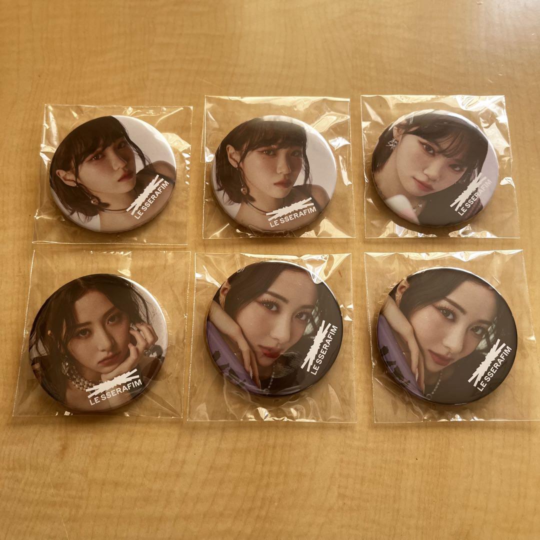 

[USED] LE SSERAFIM Chaewon Yunjin Can Badge Aichi Tokyo