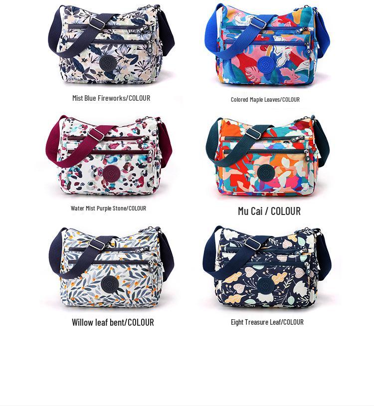 Trendy Women's Water-Repellent Nylon Crossbody Bag