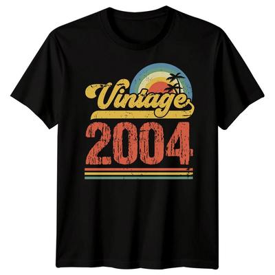 Vintage 2004 21. Geburtstag Geburtsjahr Herren T-Shirt Damen T-Shirt Grafik Unisex Top