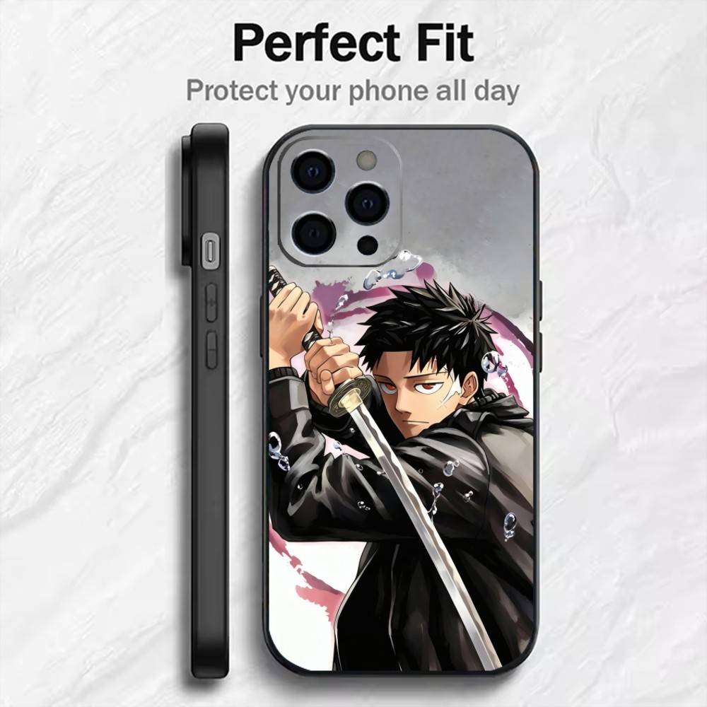 C-Chihiro-oS Manga K-KagurabachiS Phone Case For iPhone17,16,15,14,13,12 Plus,Max Soft Silicone Black Cover