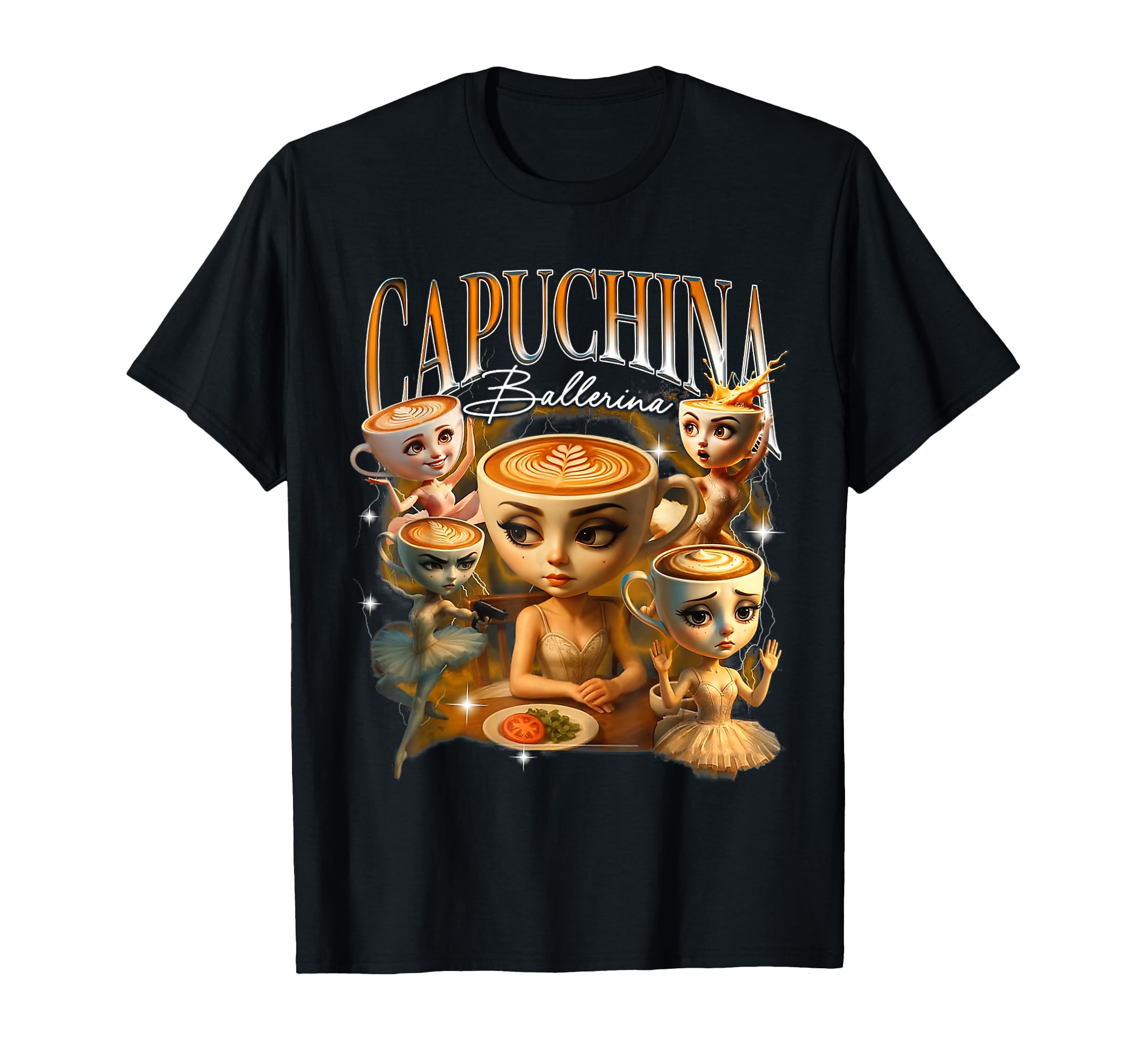 

Ballerina Cappuccina - Italian Brainrot Meme T-Shirt