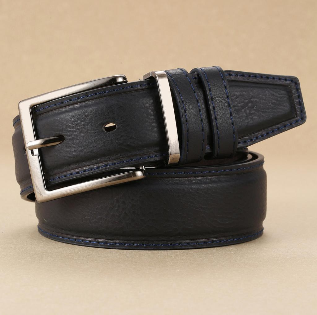 Belt Men'S Light Ripe Business Pin Buckle Belt Korean Jeans Belt Bandwidth 4Cm