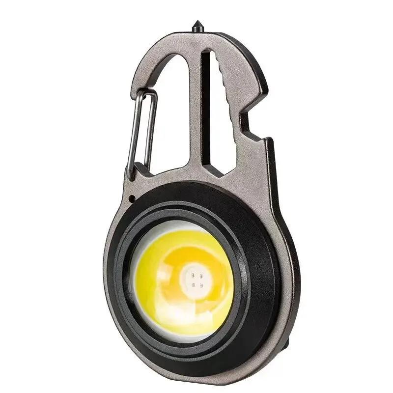 Mini lanternă multifuncțională cu LED-uri Lanternă portabilă mică, lantern, inspecție COB, lanternă magnetică puternică, lumină de exterior