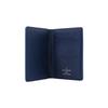 Louis Vuitton Pocket Organizer Vintage Monogram Flip Closure Canvas Leather Card Holder Wallet Men Wallets Dark-Blue M82308