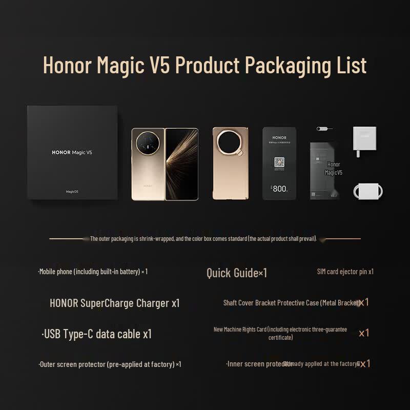 Honor Magic V5 Foldable Smartphone (CN Version)