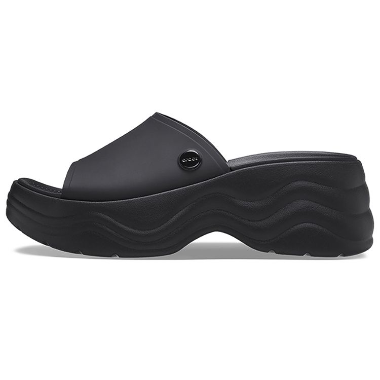 Crocs Casual Breathable EVA Odor-Resistant Slide Sandals Women Footwear Black 208182-001