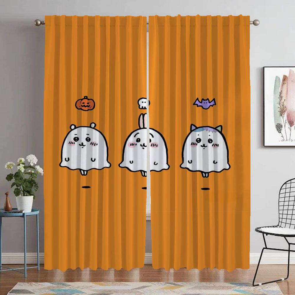 

Шторы Chiikawas Blackout для камер, шторы, шторы для детской комнаты, тюль для спальни, перегородки, гостиной, кухни, дома W50xH70cmx2pcs-CL