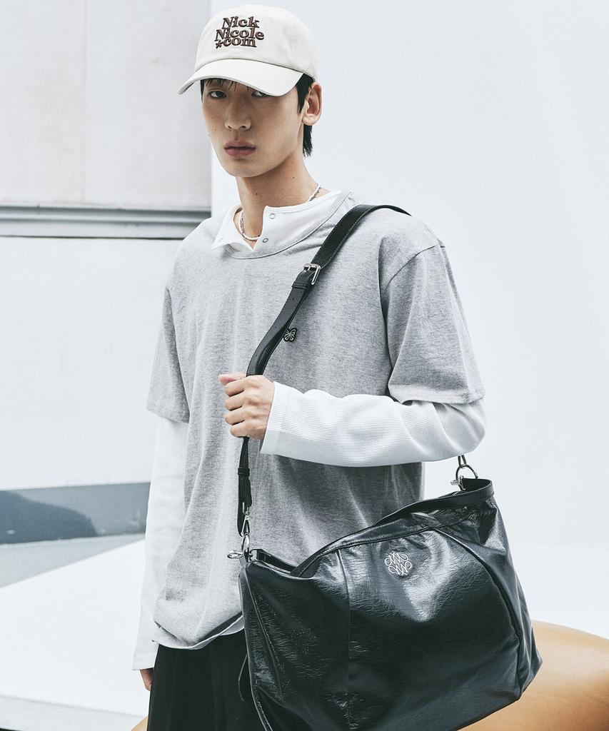 Nick&Nicole Nicole Mega Square Shoulder Bag_Black