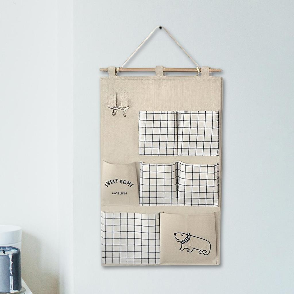 Wall Hanging Storage Bag Wall Door Closet Hanging Bag Organizer Large Classified
