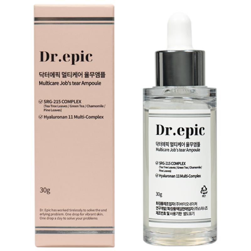 Dr. Epic Multi Care Job's Tears Ampoule Pore, Dark Spot, Whitening, 1 pcs, 30g