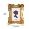 Vintage Resin Photo Frame 4x6 Inch Horizontal Vertical Display Photo Frame Handmade Luxury Embossment Picture Frame Home Decor