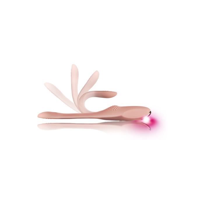 Vibrateur - Rocks-Off - Two-Vibe - Rose clair - Double pénétration - Moyen