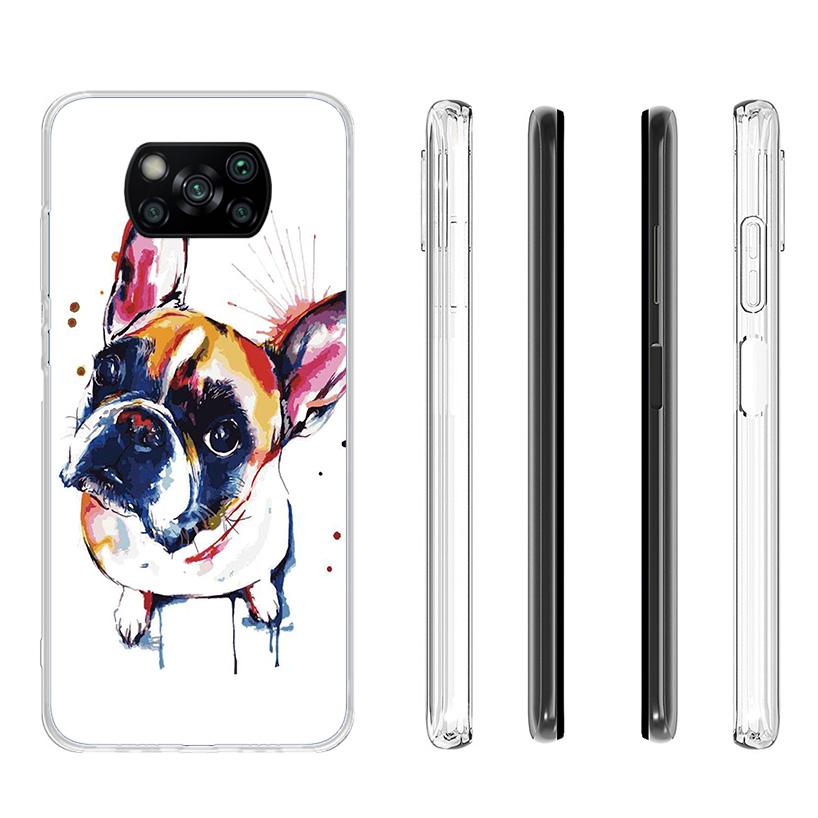 French Bulldog Dog Pug Phone Case For Xiaomi Poco X7 X6 X5 Pro F7 Ultra Redmi 15C 15 13C 13 12C 12 10 10A 10C 9 9A 9C 9T Cover P