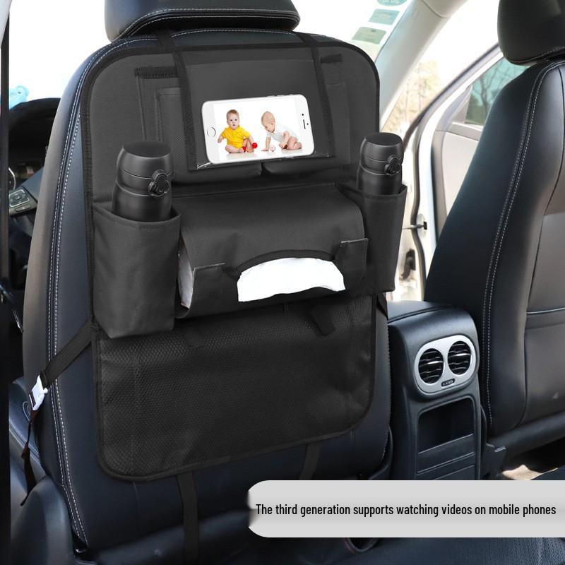 Korean Cartoon Car Seat Back Storage Bag for Kids