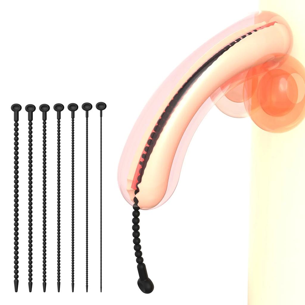 New silicone horse eye stick urethral blockage penis expansion stimulation plug alternative male masturbation adult products fun