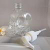 1Pc 350ml Scalp Design Soap Box - Refillable PET Plastic Pump , home bathroom shampoo bath lotion sub packaging