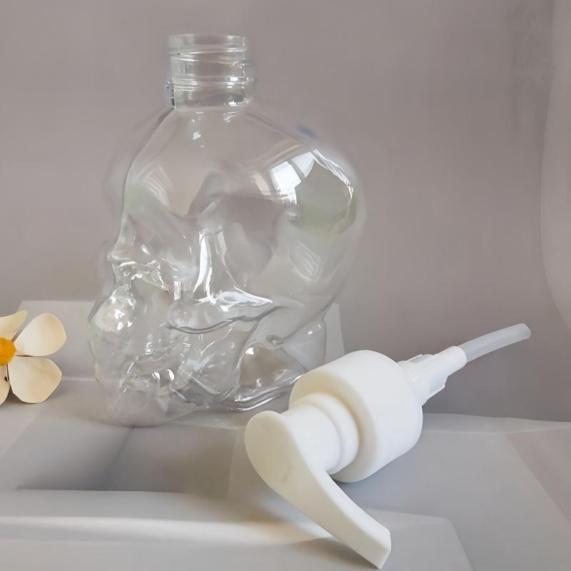 1Pc 350ml Scalp Design Soap Box - Refillable PET Plastic Pump , home bathroom shampoo bath lotion sub packaging