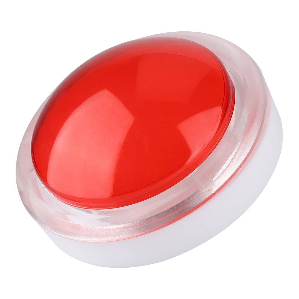 100MM LED Light Lamp Button Big Round Arcade Video Game Push Buttons(red)