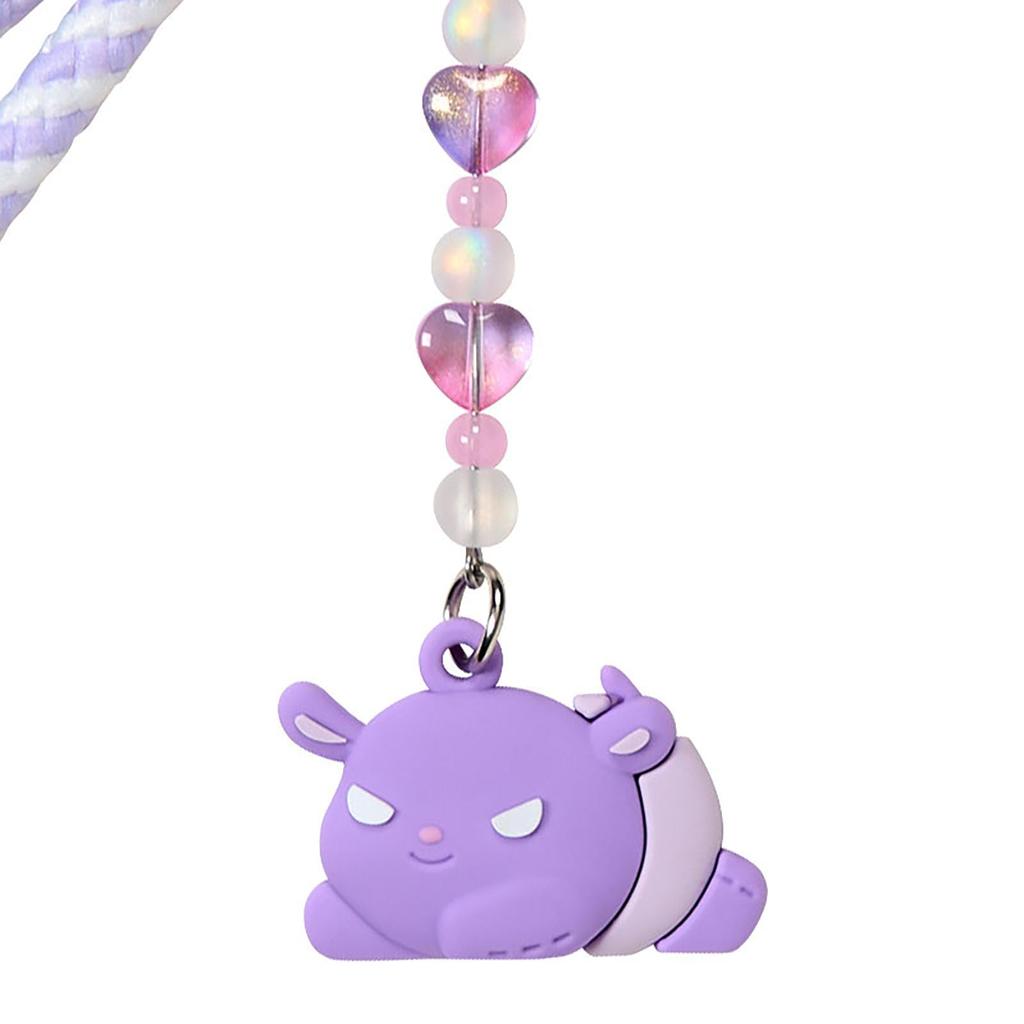 Sanrio Kuromi Shoulder Strap 582239 (Polyester, TPU, Acrylic, PVC, Steel)