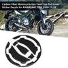 Carbon Fiber Motorcycle Gas Tank Cap Pad Cover Sticker Decals for KAWASAKI Z900 Z650 17 18