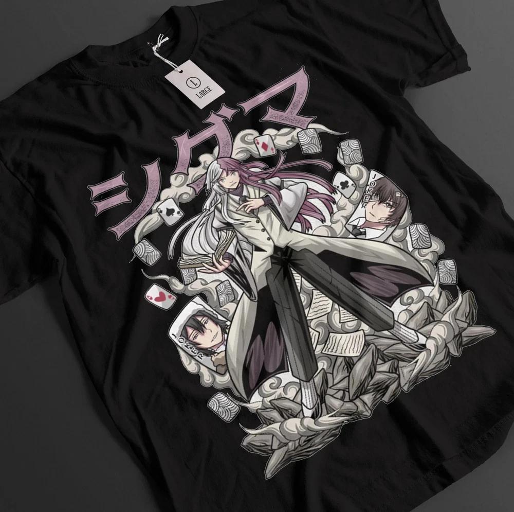 Anime Bungo Stray Dogs Osamu Dazai Sigma Atsushi Black TShirt Size S4XL S