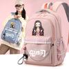 3 Piece School Backpack Set for Students Large Capacity Oxford Cloth Schoolbag with Shoulder Strap and Pencil Case