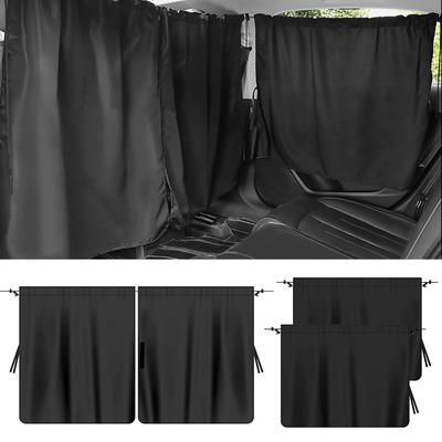 Ysemco Car Curtain, Room Divider, Sunshade, 99% Light Blocking, For