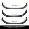 For Honda Civic FL5 2022+ Front LIp Splitters Civic Type R ABS Carbon Fiber Front Lip Car Body Kit Honda Accessories akz256