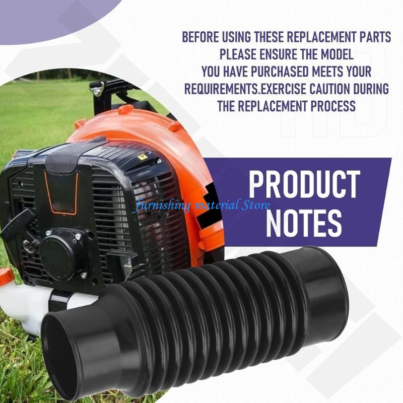 Y5GD Heavy dutys Replacement Hose 30cm For PB580T EB600RT PB580 PB580H Blowers Tube Black Flexible Air Duct 2pcs Clamps
