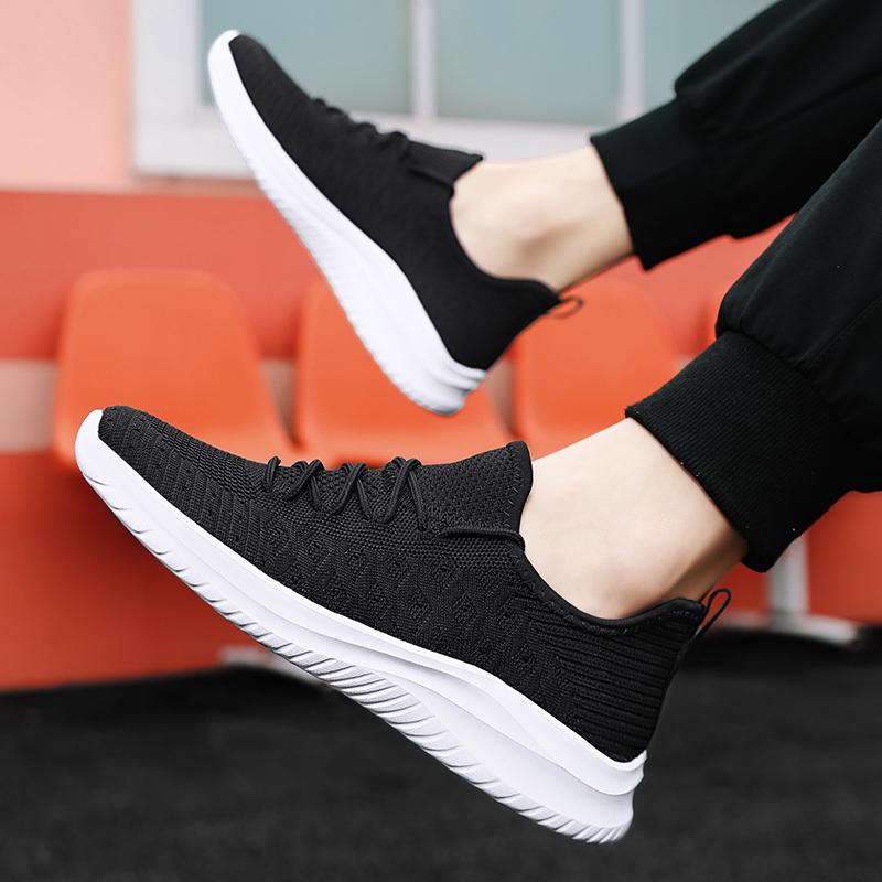 Summer Men's Shoes 2025 New Mesh Tenis Masculino Breathable Lightweight Casual Sneakers Shoes Large Couple Outdoor Running Shoes