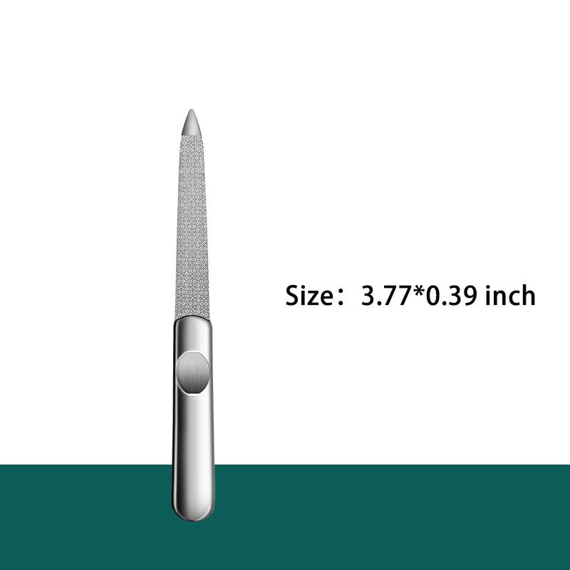 Nail File Stainless Steel Professional Exfoliating Double Sides Sandpaper For Professional Finger Toe Nail Care Tools nails tool