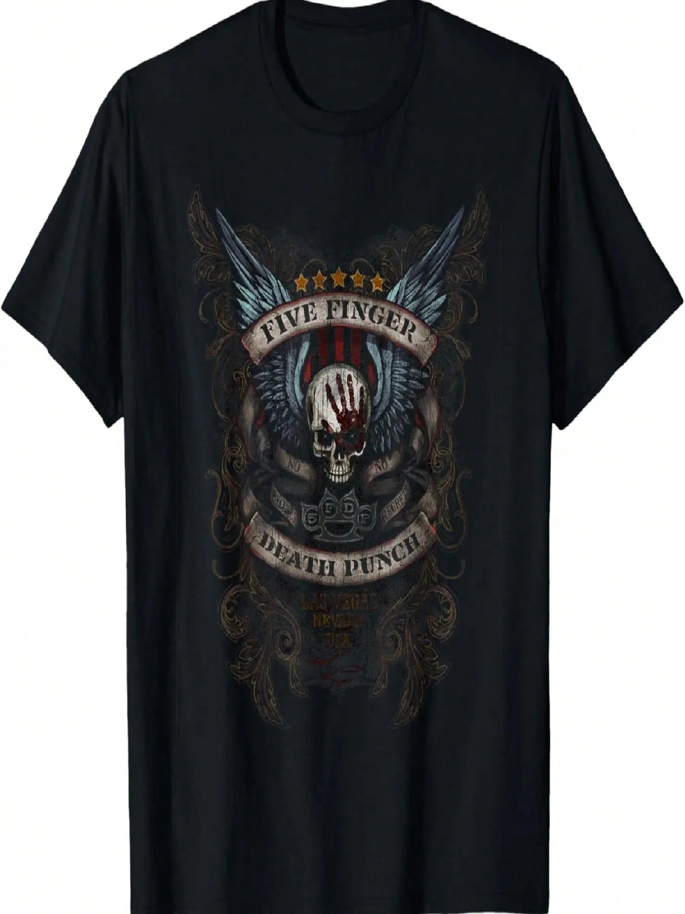 5FDP - Winged Painted T-Shirt S разноцветный
