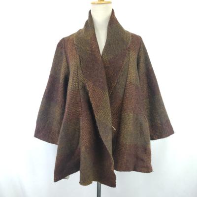 NIMES Faliero Sarti Shawl Collar Jacket [38/Women M/Brown] Japan(USED)