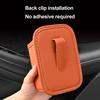 Car Storage Rack Leather Texture Waterproof Car Door Side Organizer Multi-Functional Vehicle Cup Holder Storage Box for Phone Keys Water Bottle Fit