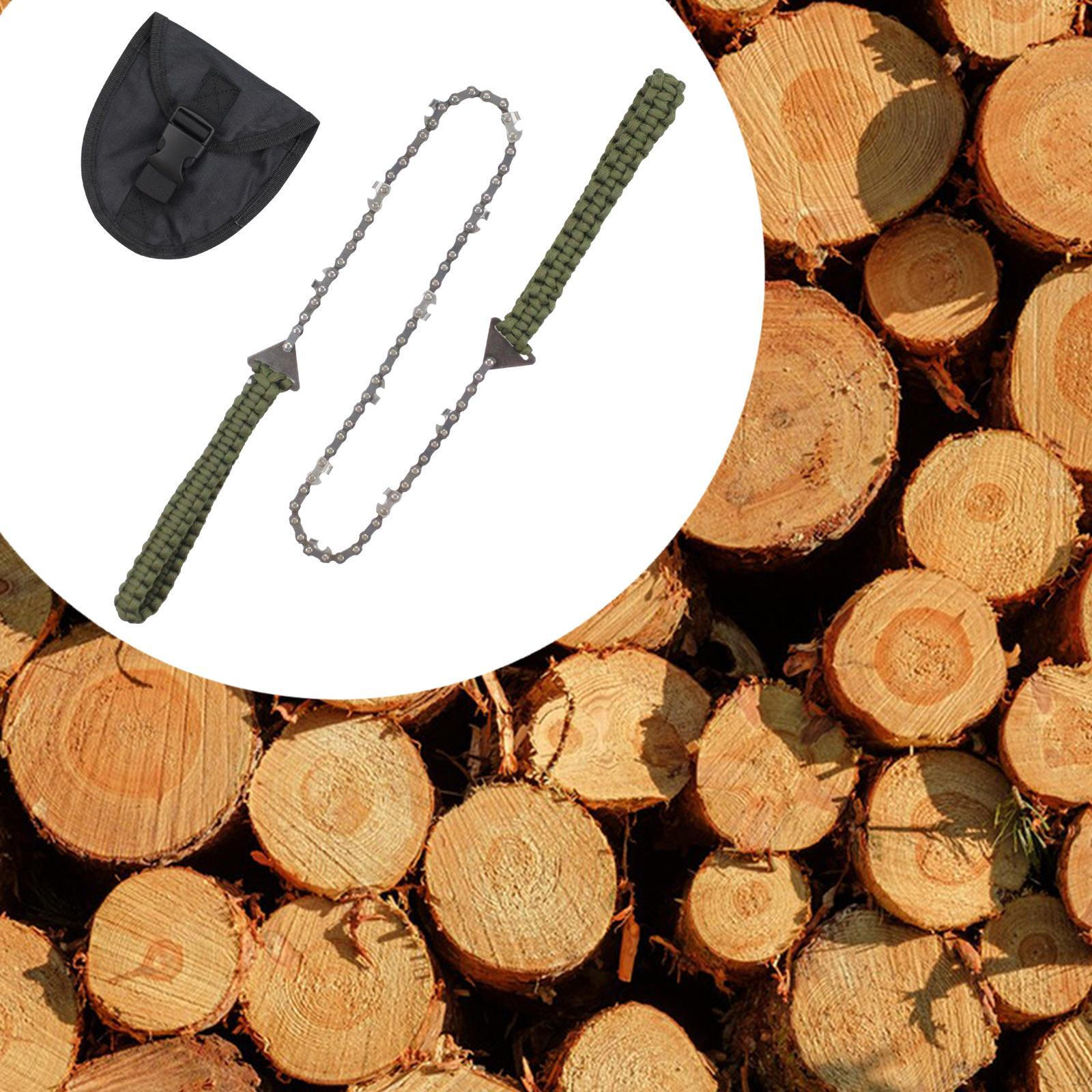 

Карманная ручная пила компактная складная веревочная цепь для садоводства на открытом воздухе охоты черная 11 лезвий Green 11 Blade