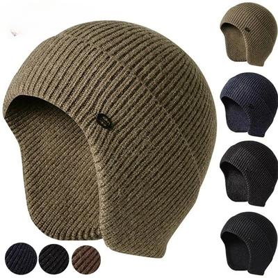 2020Cappello Invernale Unisex in Finta Pelliccia di Coniglio Uomo Donna Berretto Lavorato a Maglia in Lana Paraorecchie Protezione Orecchie Caldo Termico Cappello da Ciclismo Sci