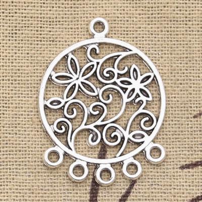 Comb Charm//Pendant Tibetan Antique Silver 28mm 10 Charms Accessory Jewellery