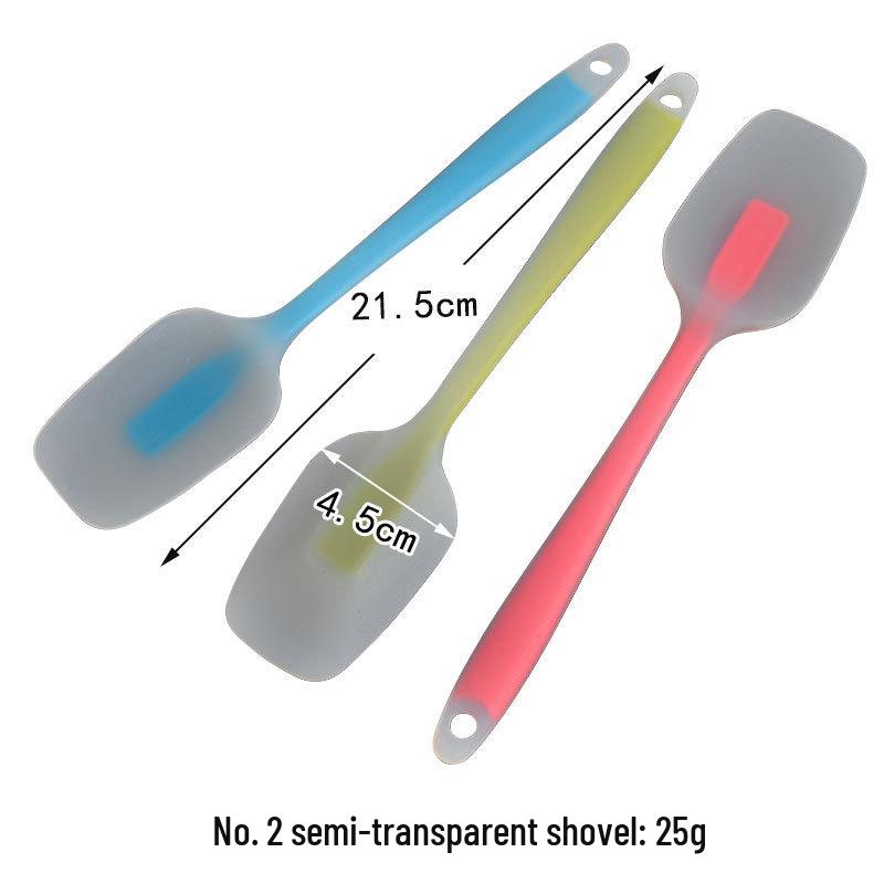 מרית ומגרדת סיליקון שקופה למחצה בצורת T לאפיית עוגות